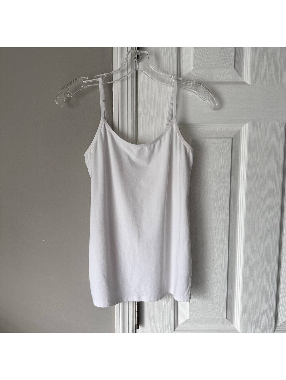 Felina White Camisole Tank Top Spaghetti Straps Stretch Women’s S Basic Capsule